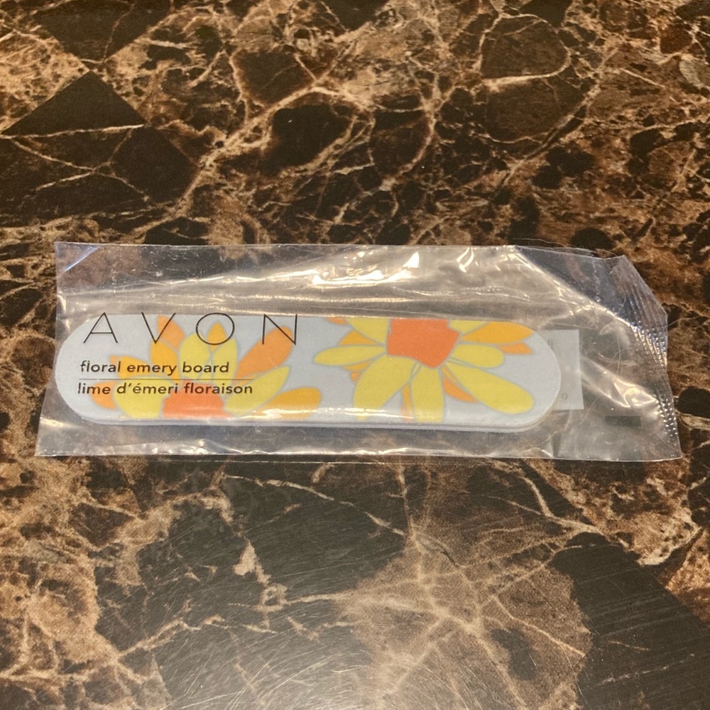 Avon Floral Emery Board